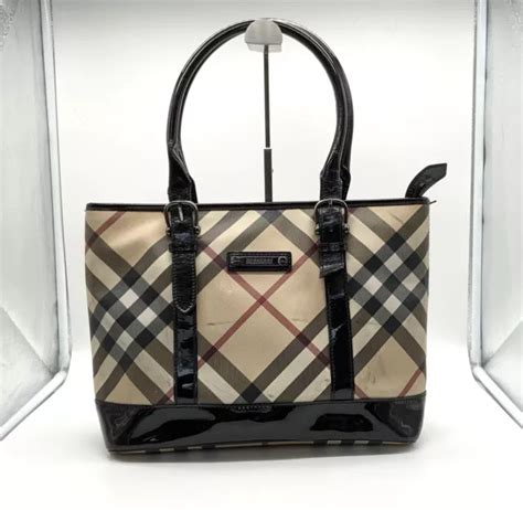 borsa shopper burberry non originale nera